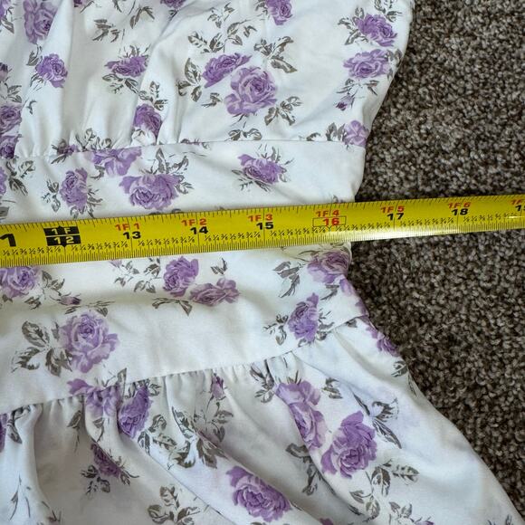 Scarlet Darkness Hottest Milkmaid Dress Womens XL Floral Babydoll Ditsy Soft NWT - Picture 10 of 13